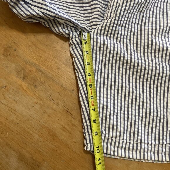 Taylor Vintage Reversible Madras/Patchwork/Striped Men’s Shorts Sz 32/33 - Picture 10 of 11